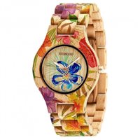 Watch Wewood Woman Antea Flower Beige in Wood 70220225000 - 70220225000